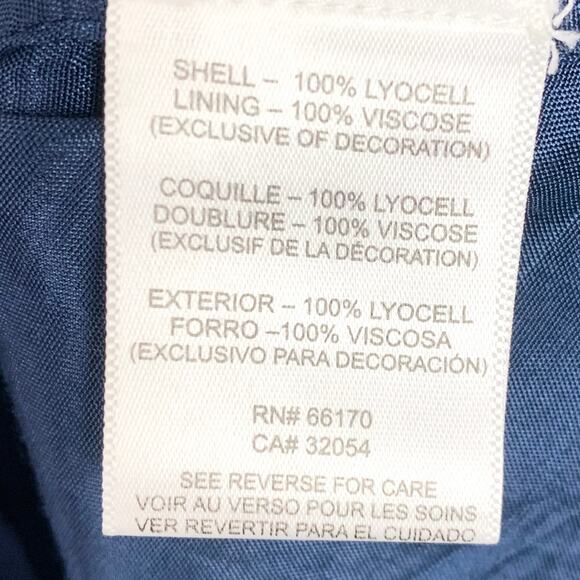 Anthropologie Verb Pallavi Singhee Beaded Tie Dye Mini Dress Blue Lyocell XSP - Picture 10 of 12